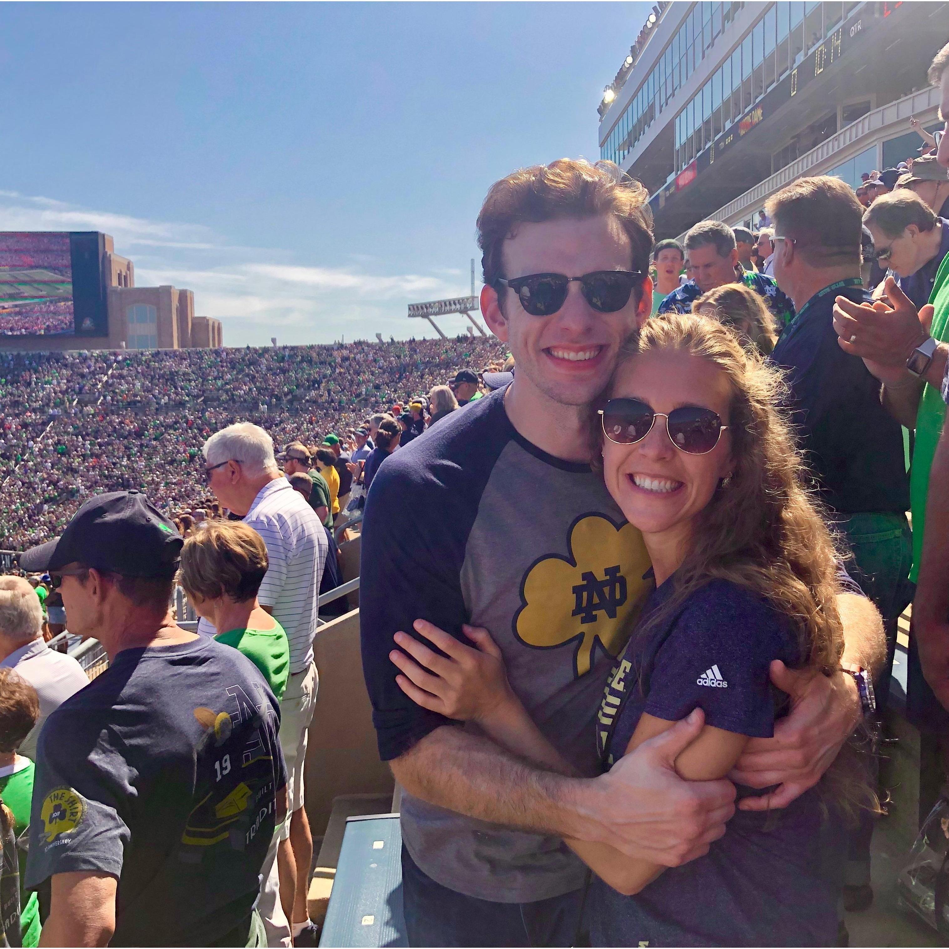 First time at ND together!!!