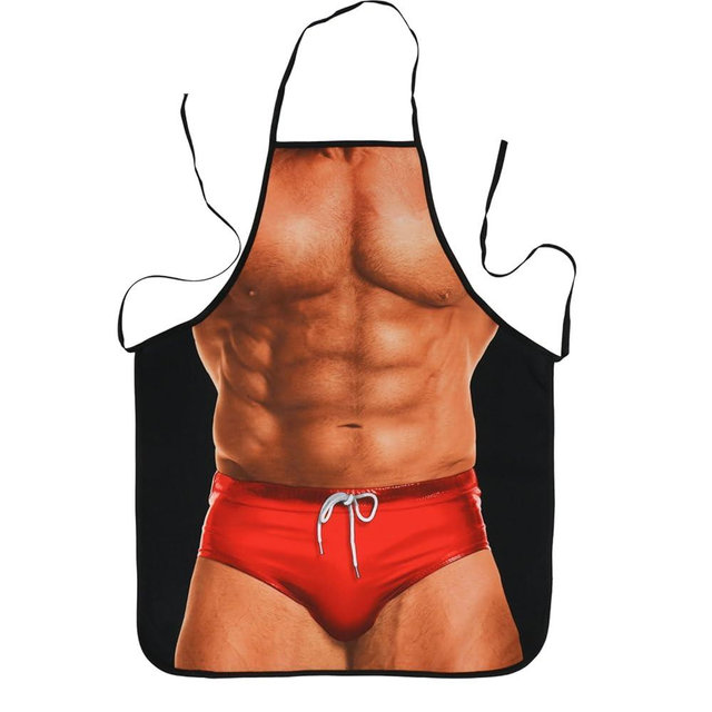 Landisun Apron Kitchen Chef Cooking Gag Gift Creative Funny Grilling Baking