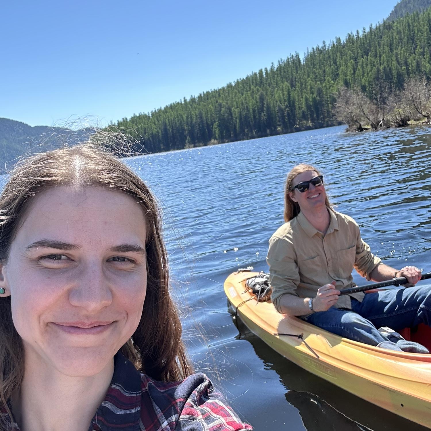 Exploring Tally Lake (and looking for warblers).