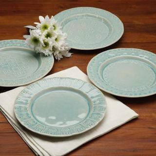 Corsica Relief Salad Plate, Set of 4