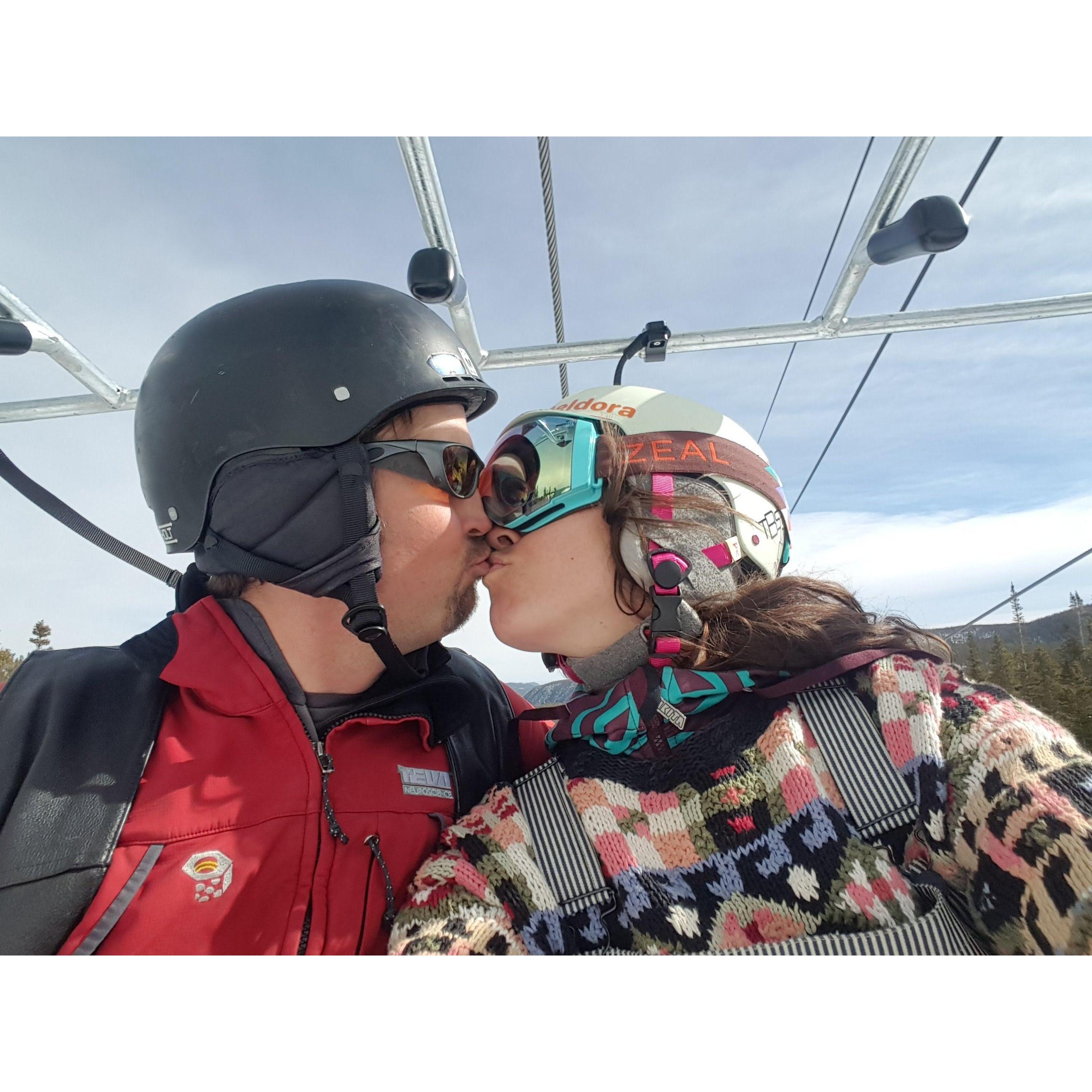 Valentine's Day at Eldora, where we met.