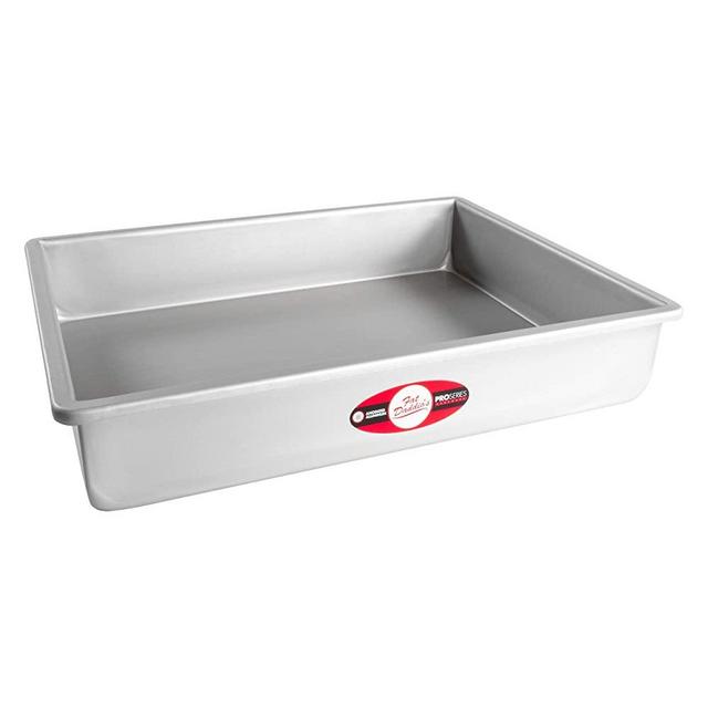 Fat Daddio's POB-12163 Anodized Aluminum Sheet Cake Pan, 12 x 16 x 3 Inch