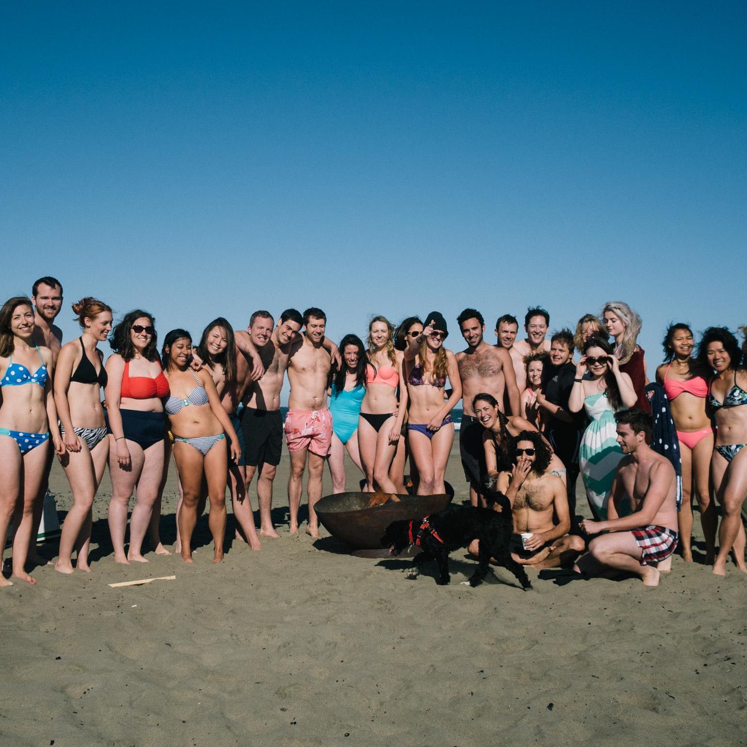 Polar Bear Plunge - the day we met