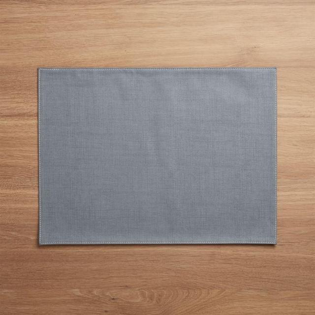 Shiloh Easy-Care Slate Blue Placemat