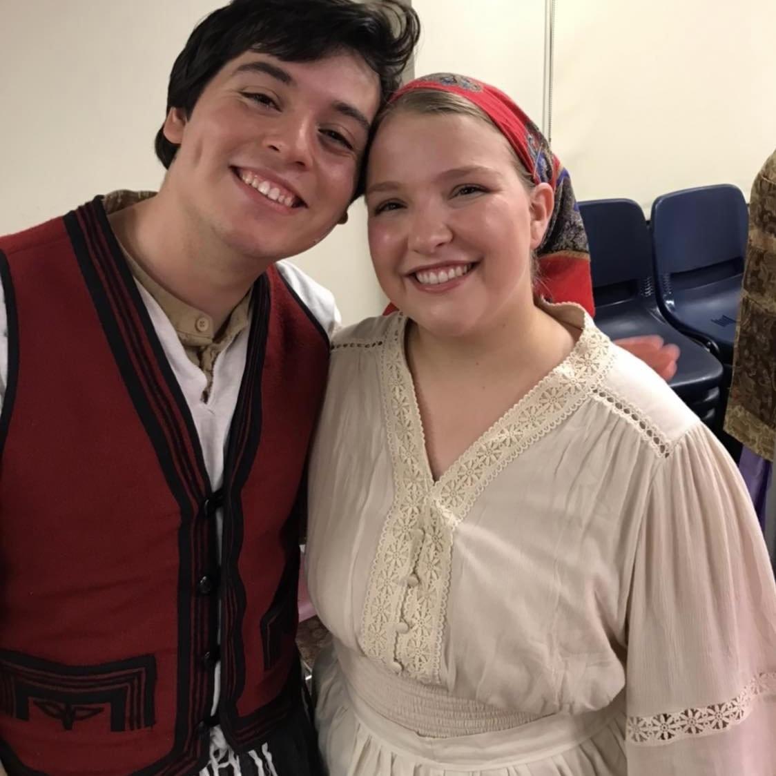 Our first show at theater Lawrence together! Fiddler on the Roof