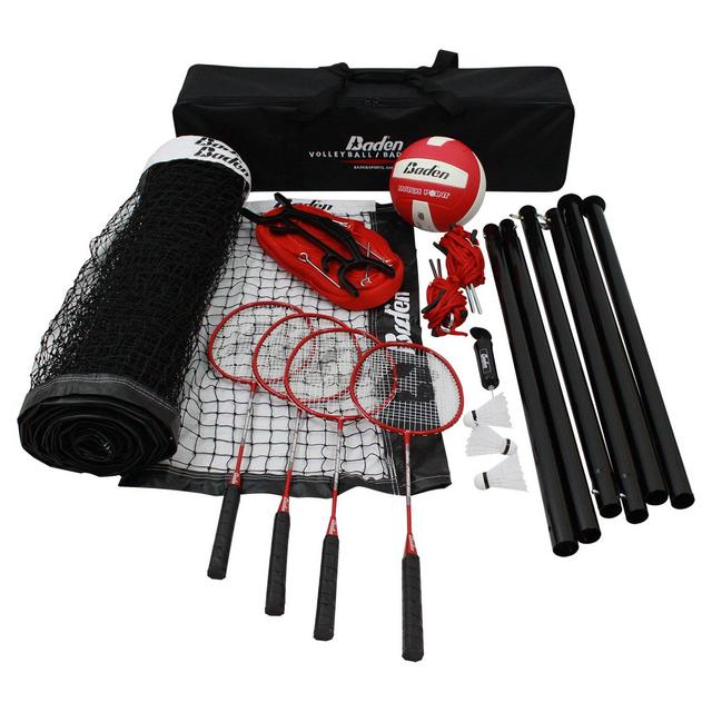 Baden Champions Volleyball & Badminton Set