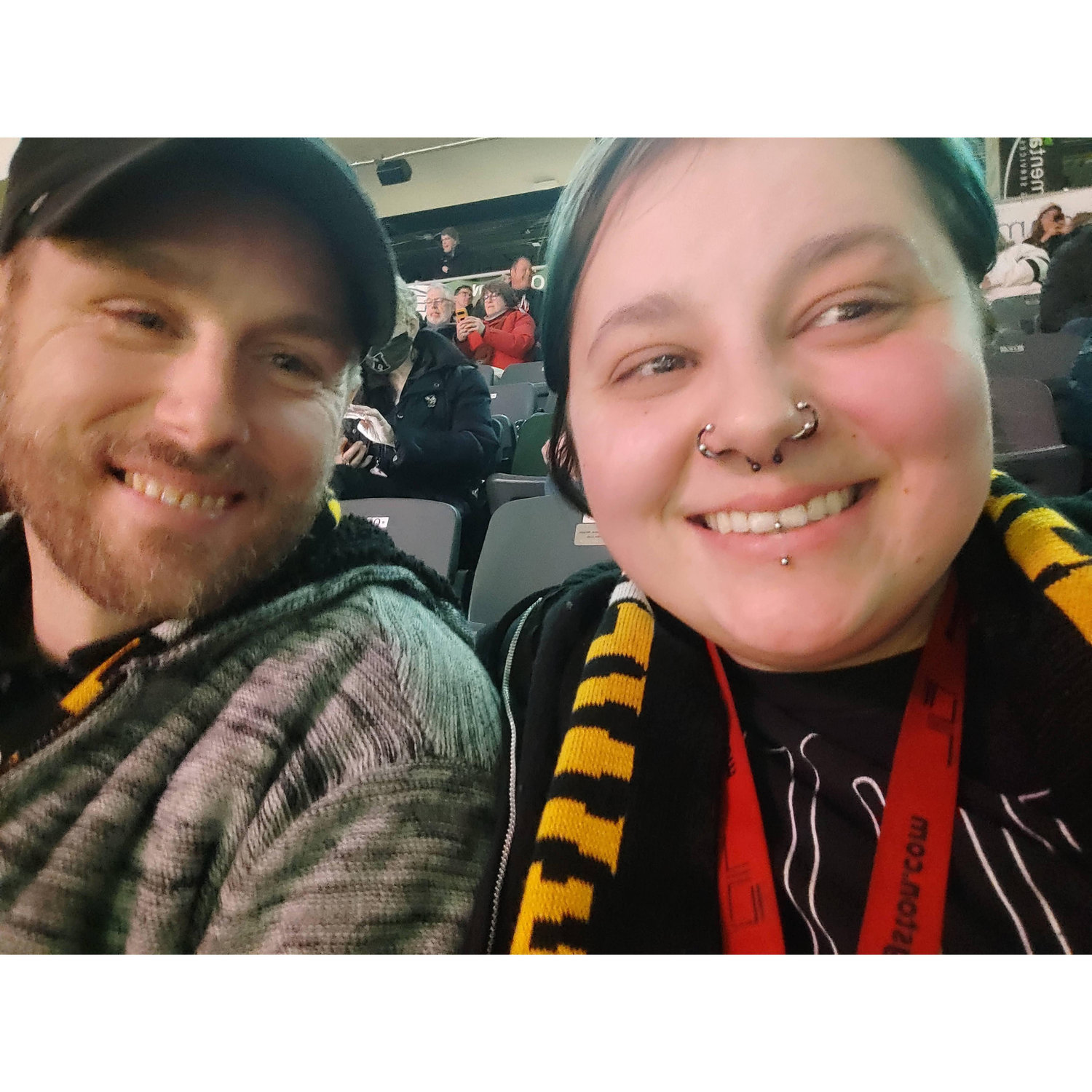 First hockey game!