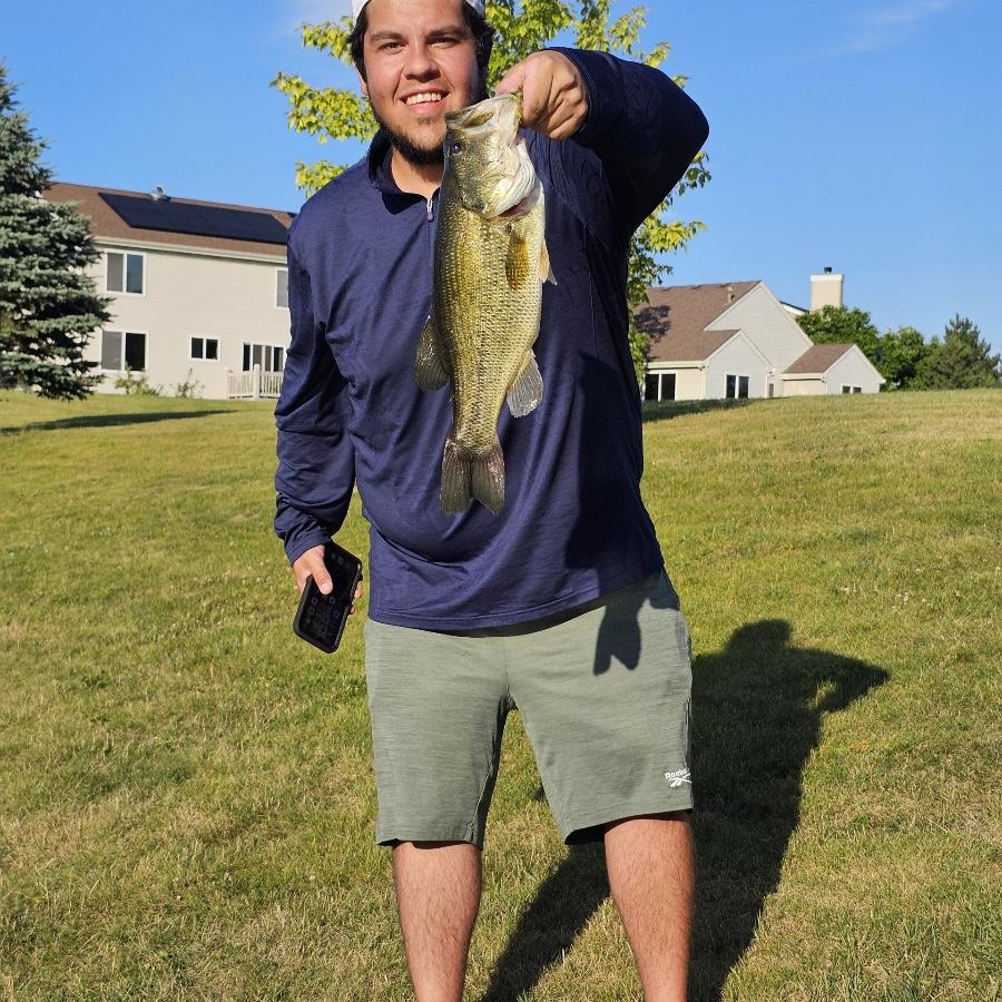 This has nothing to do with our wedding however, Kevin wanted me to post this to show our loved ones his “best catch”.