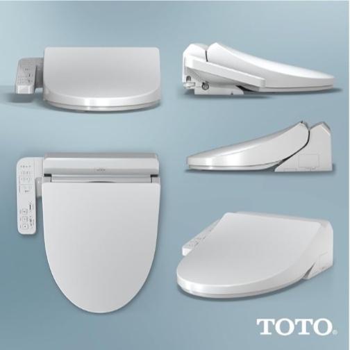 TOTO WASHLET A2 Electronic Bidet Toilet Seat with Heated Seat and SoftClose Lid, Elongated, Cotton White - SW3004#01