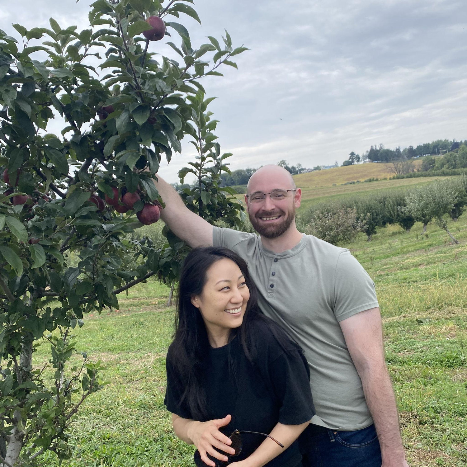 First time going apple picking!