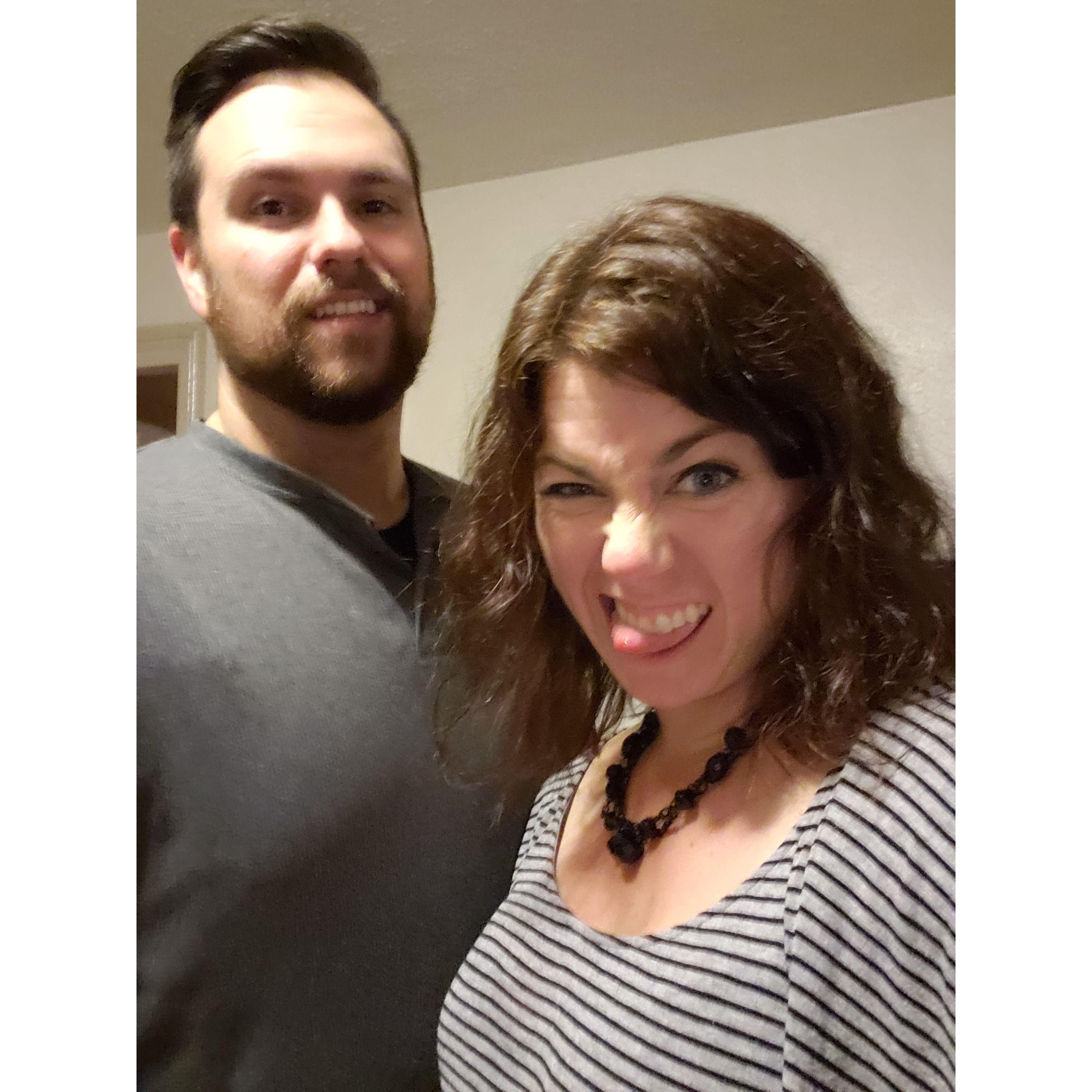 We met online, and had our first date on October 19, 2021.