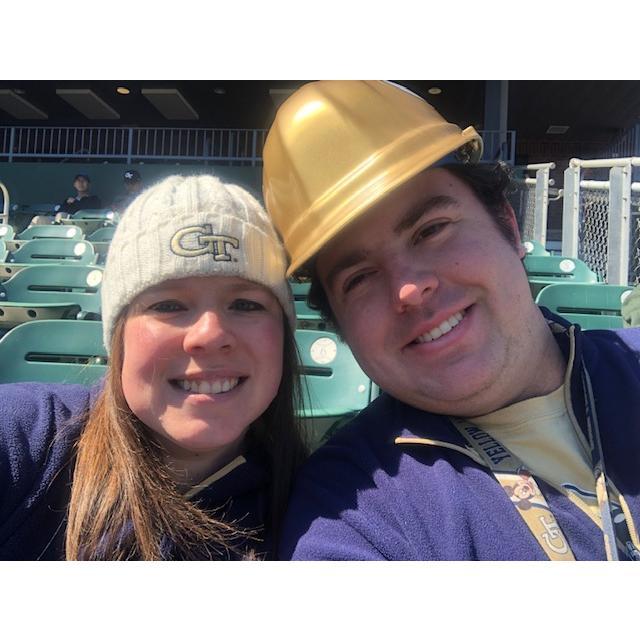 Our first GT Baseball game together 2/2020