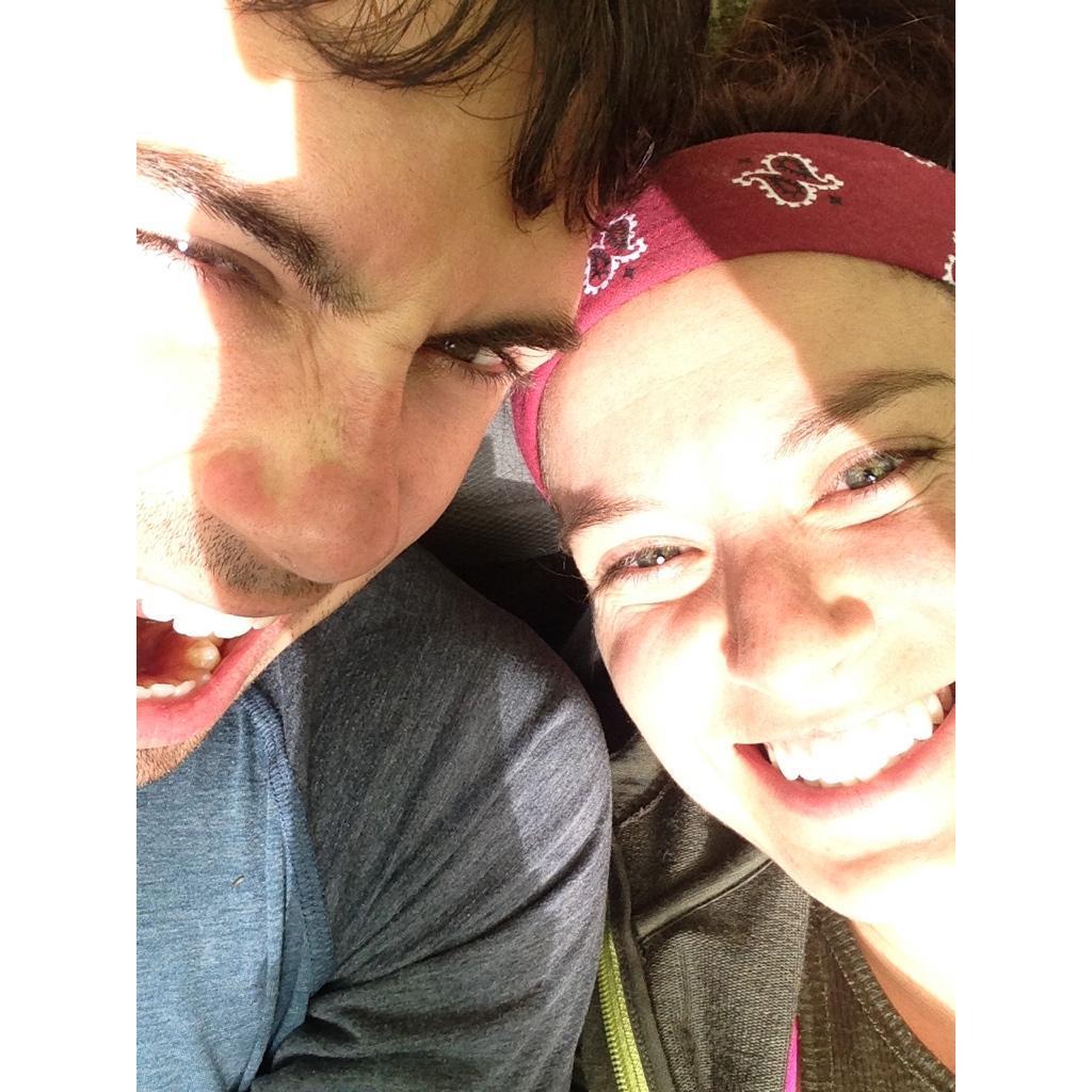 He really likes a good bandana headband.  Practical and romantic.