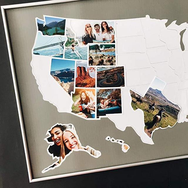 USA Photo Map - 50 States Travel Map