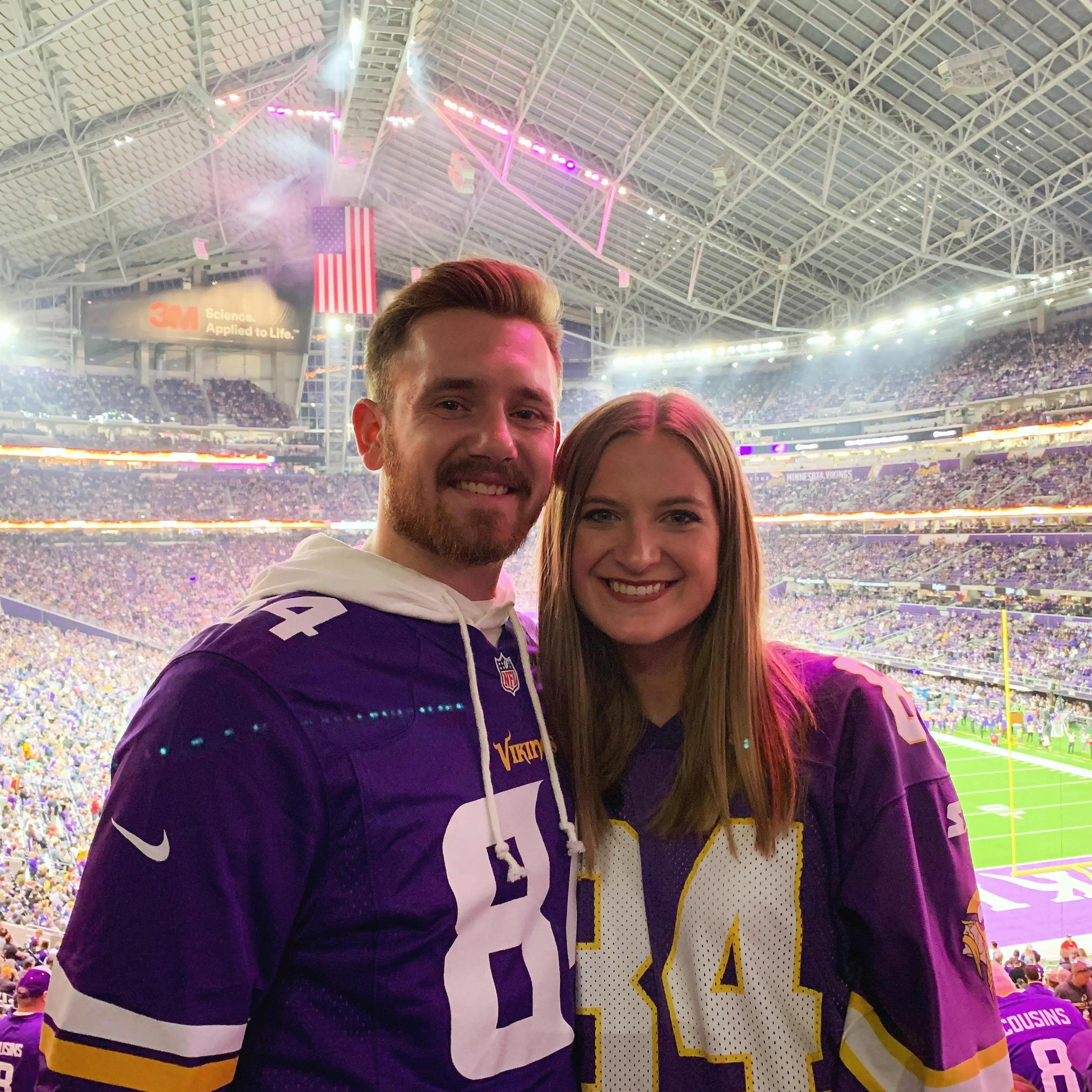 Vikings Game at US Bank Stadium in 2019