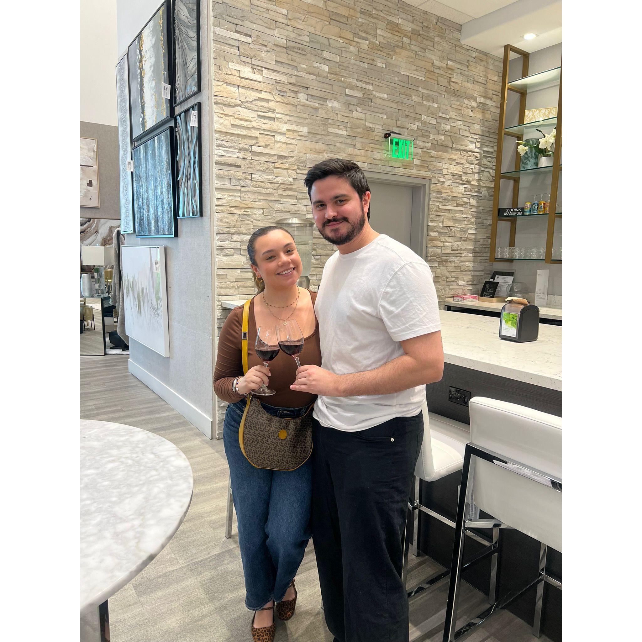 The day we did our first furniture purchase