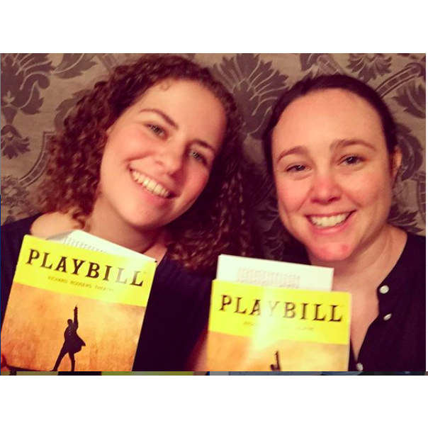 Caroline did the impossible when she got us Hamilton tickets!