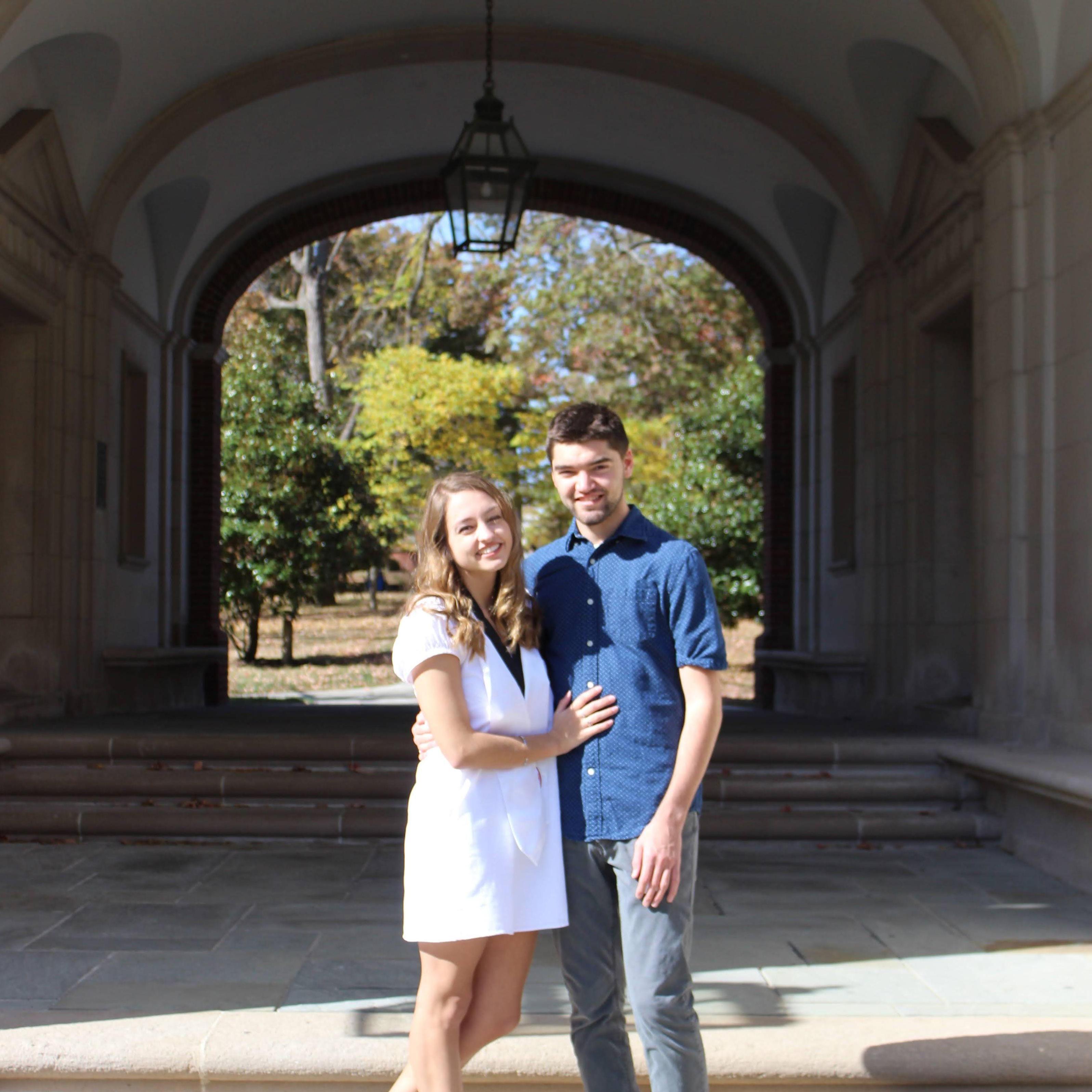 Upham Arch at Miami University. Miami tradition says if you kiss under the arch, you're destined to be together forever!