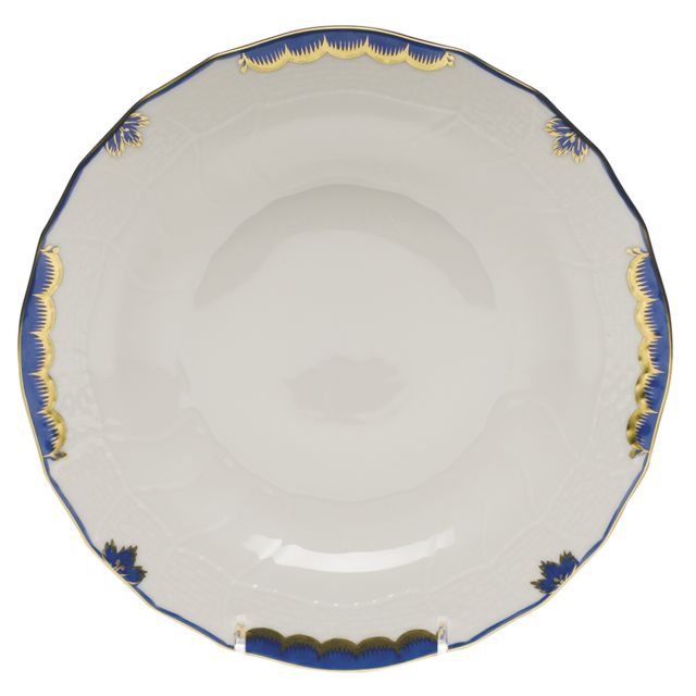 Princess Victoria Blue Dessert Plate 8.25"d - Blue