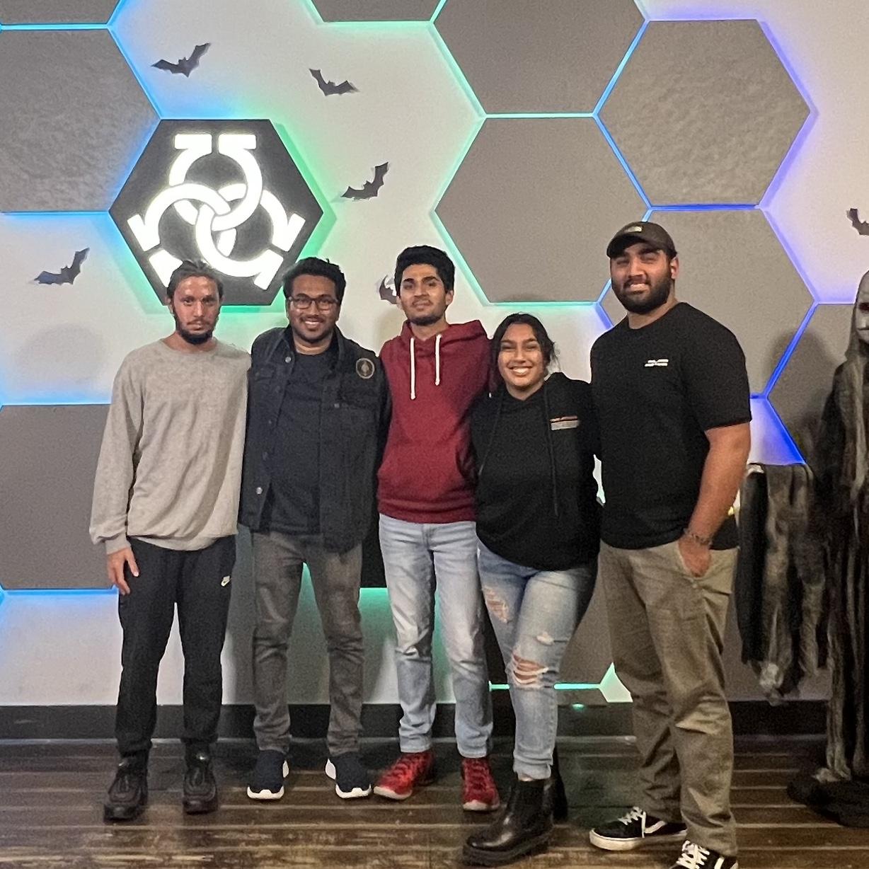 Escape room with family