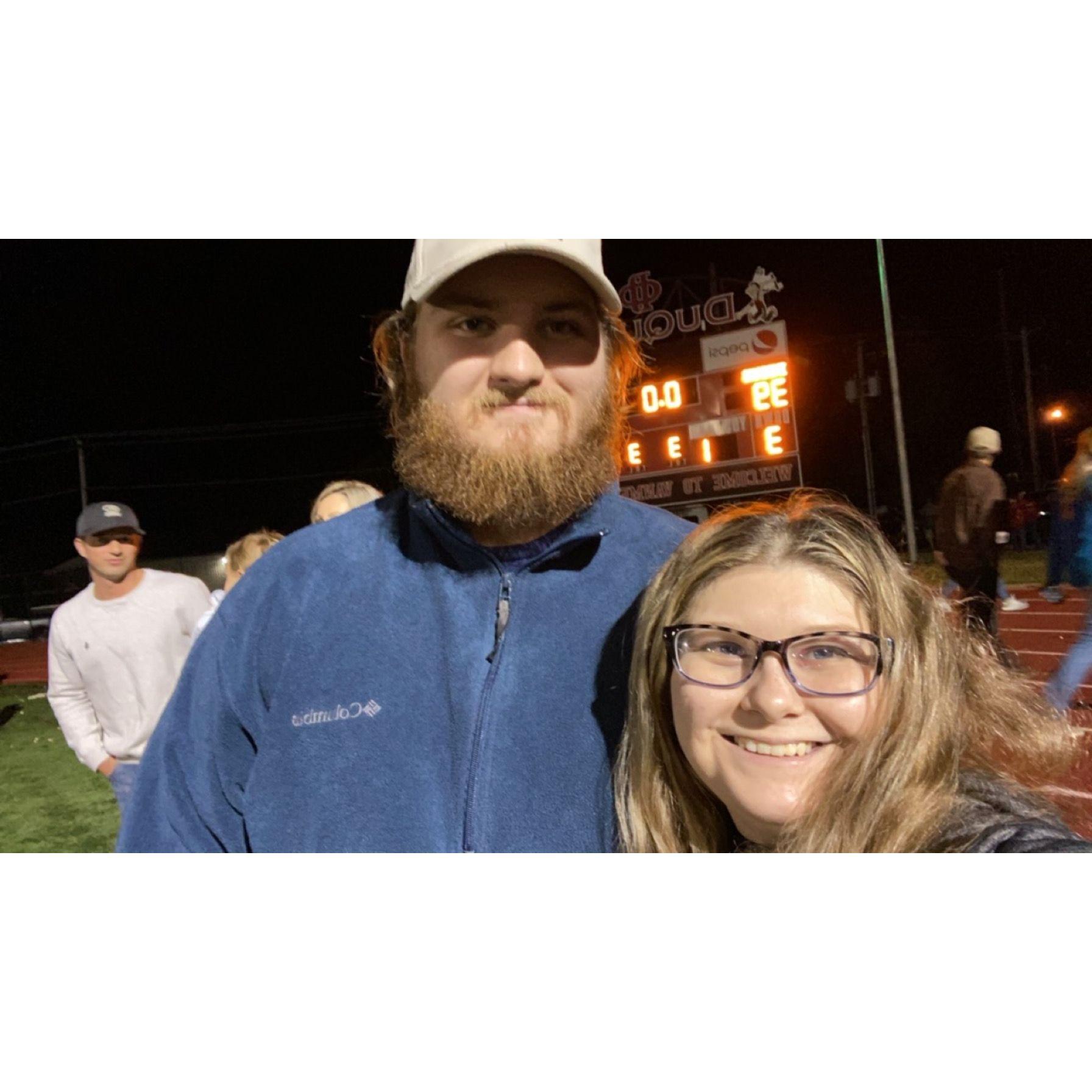 October 2023-First football game together