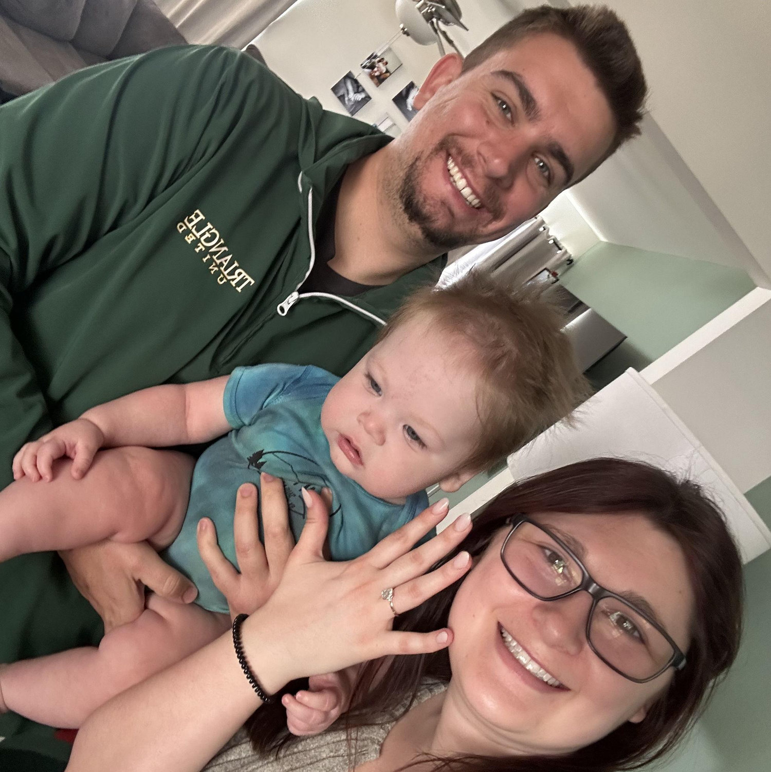 The day Mitchell popped the question!