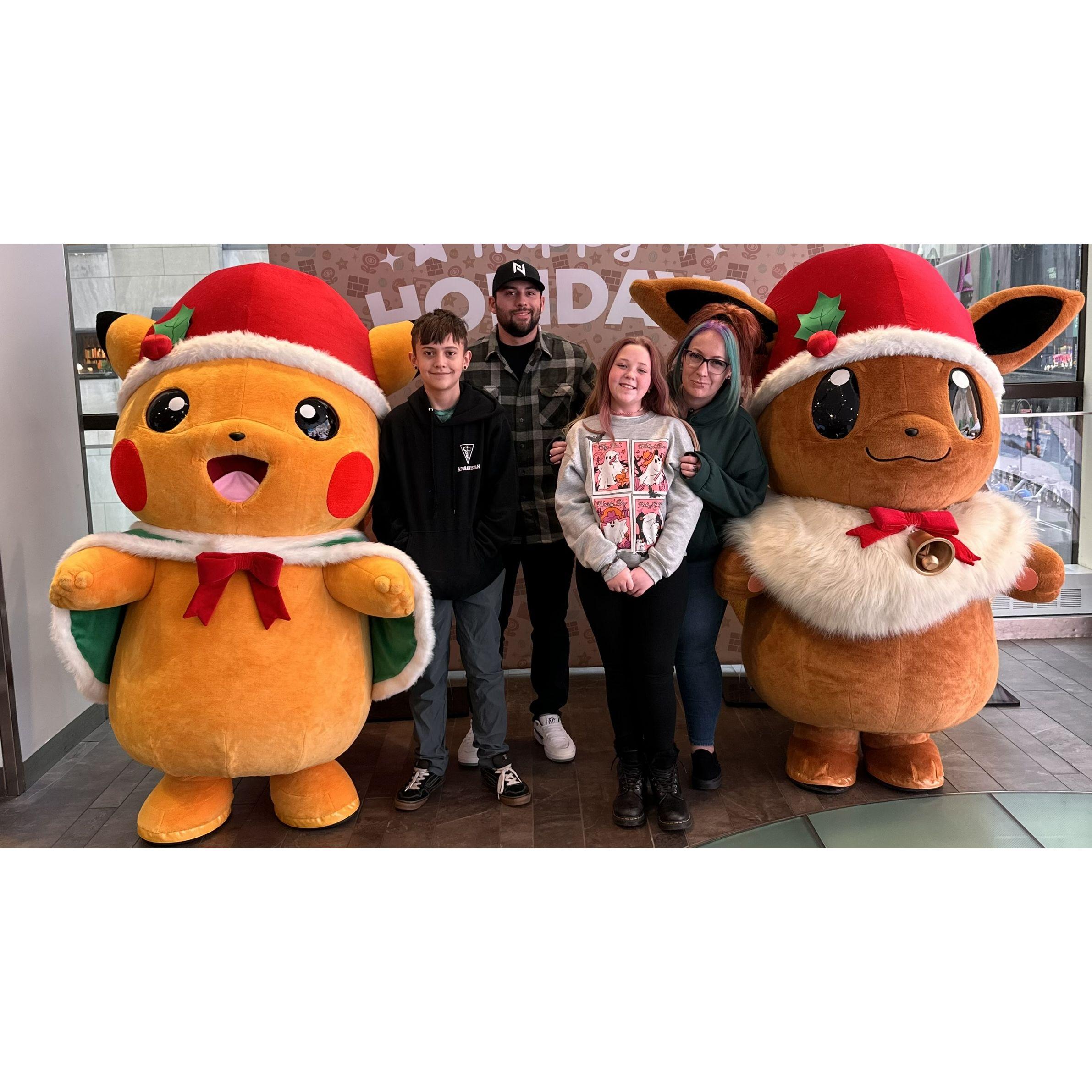 First Time Family Trip To See The Pokemon