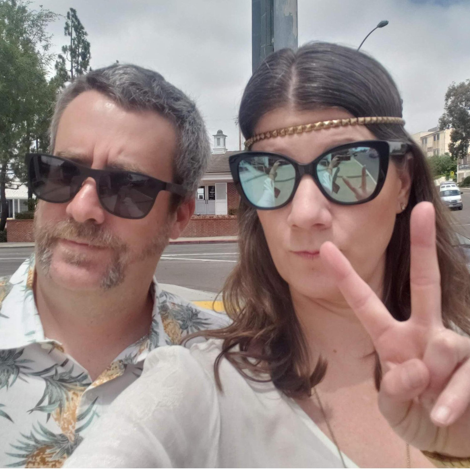70's party warm up photo shoot