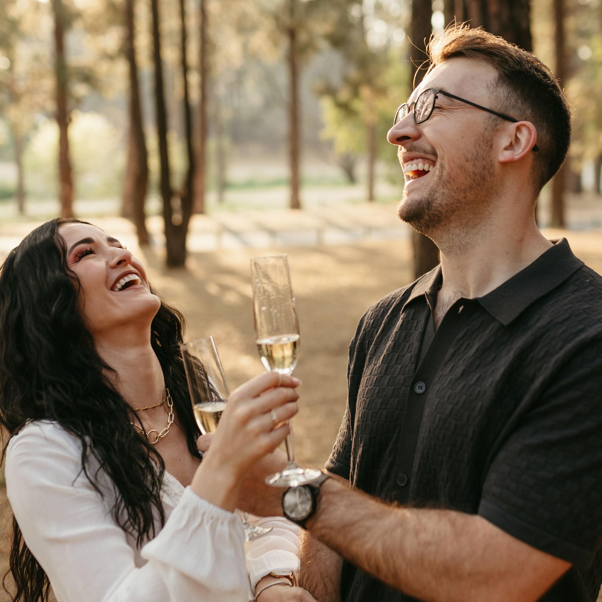 Saam met jou lag ek die lekkerste.