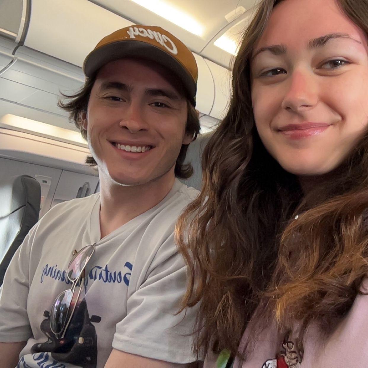 Kate’s first plane ride