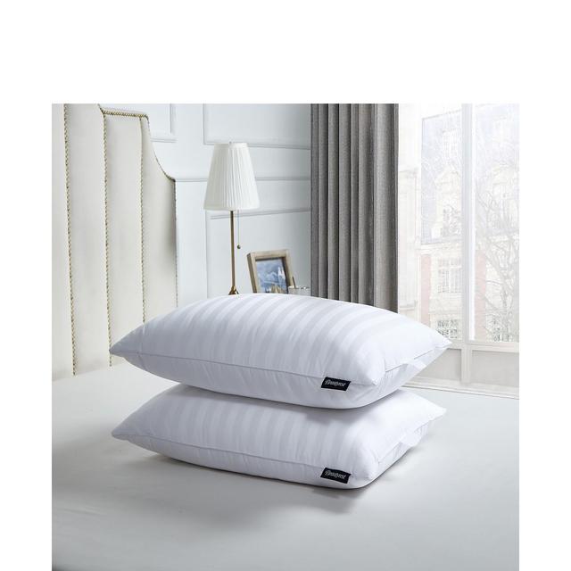 Beautyrest Softy-Around White Goose Feather & Down 500 Thread Count 2-Pack Pillow, King