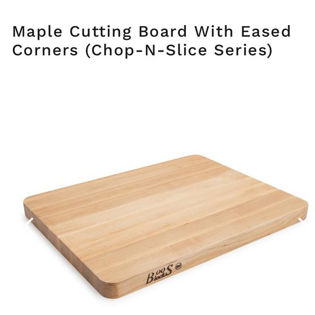 10x10x1 Maple Cutting Board With Eased Corners (Chop-N-Slice Series) - John Boos & Co
