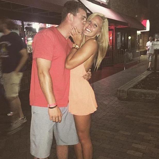 Our first photo together