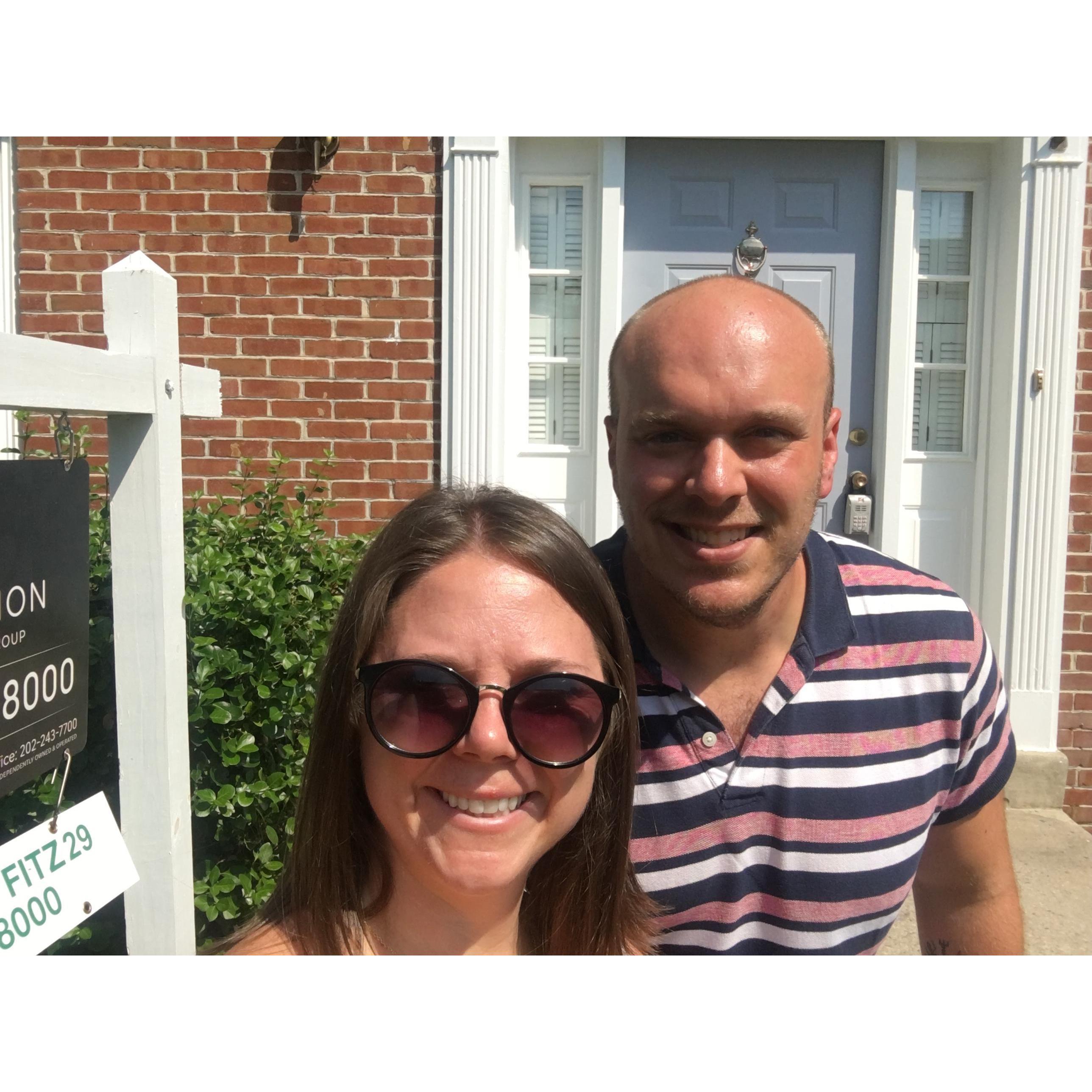 Selling Matt's house after 6 months of renovations and clean up. We moved in with his parents (literally around the corner) for 6 months before moving to Pensacola. Silver Spring, MD (June 2019)