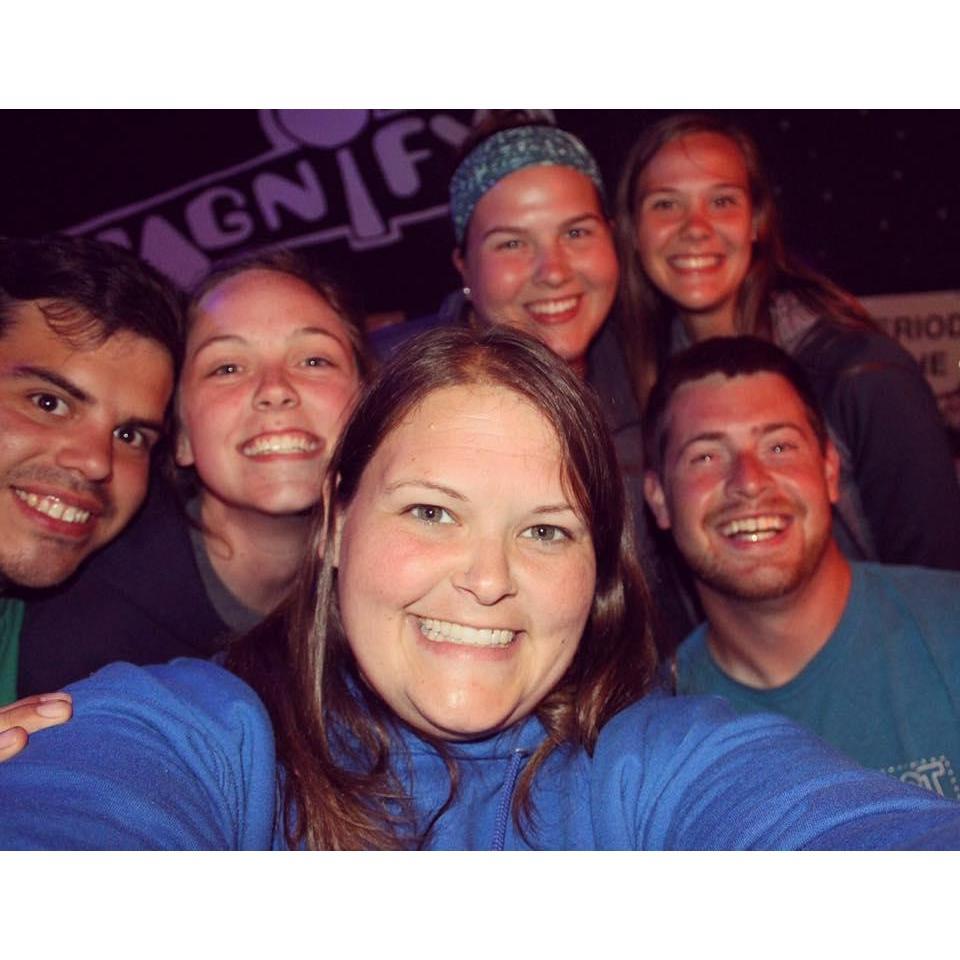 Our favorite place -- everyone together at camp.
