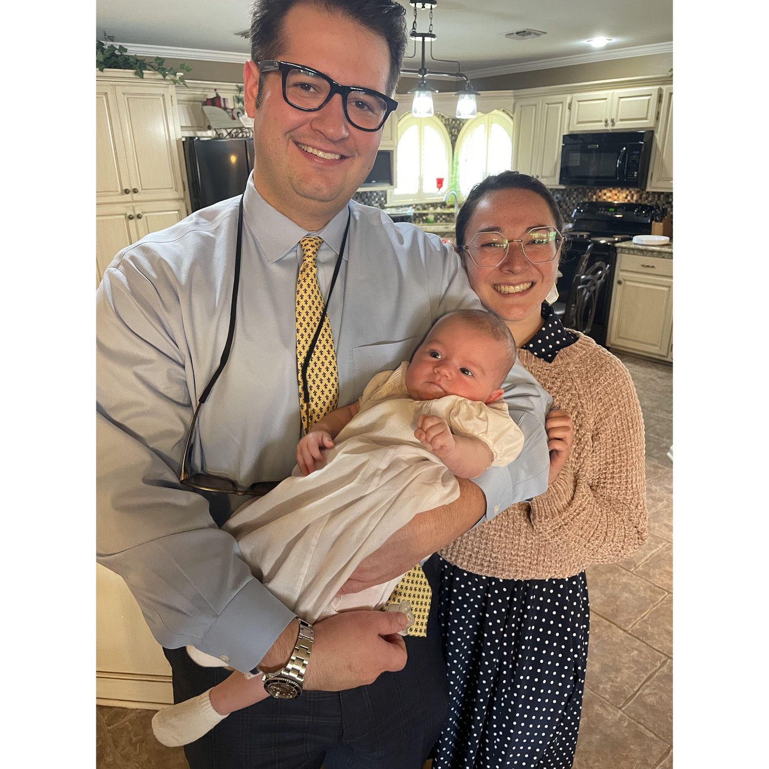We celebrate the baptism of David Gerard's Goddaughter, Juliette! November 2023.