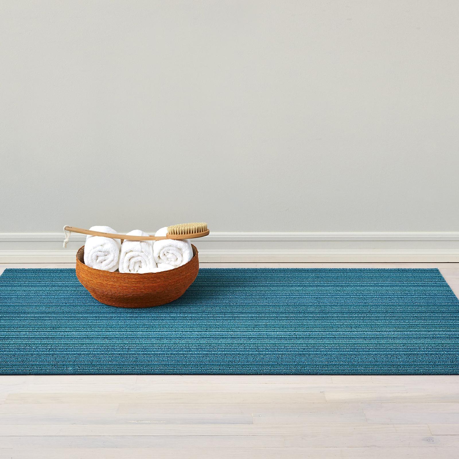 Chilewich, Block Stripe Shag Utility Mat - Zola