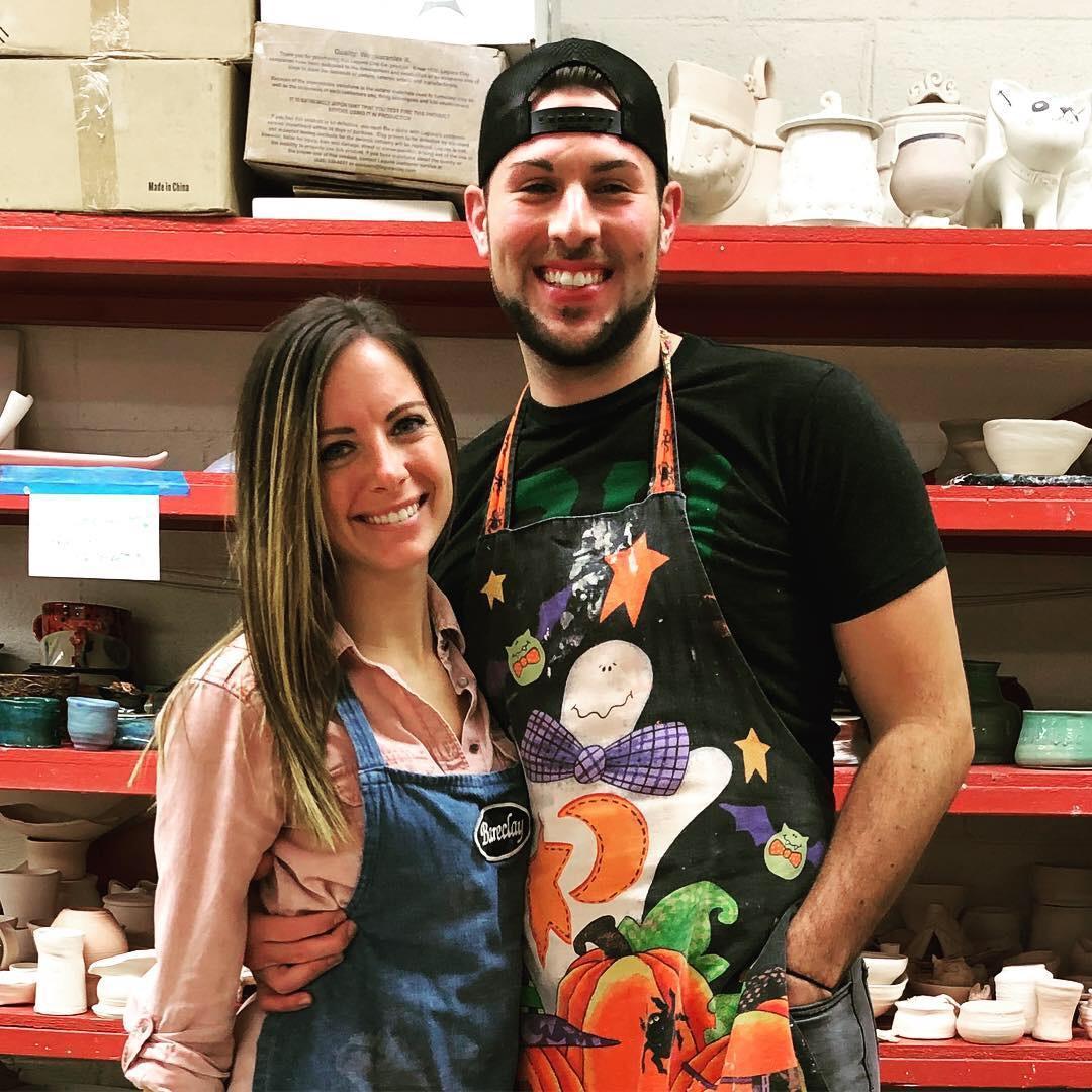 Celebrating our anniversary! Date night with pottery.