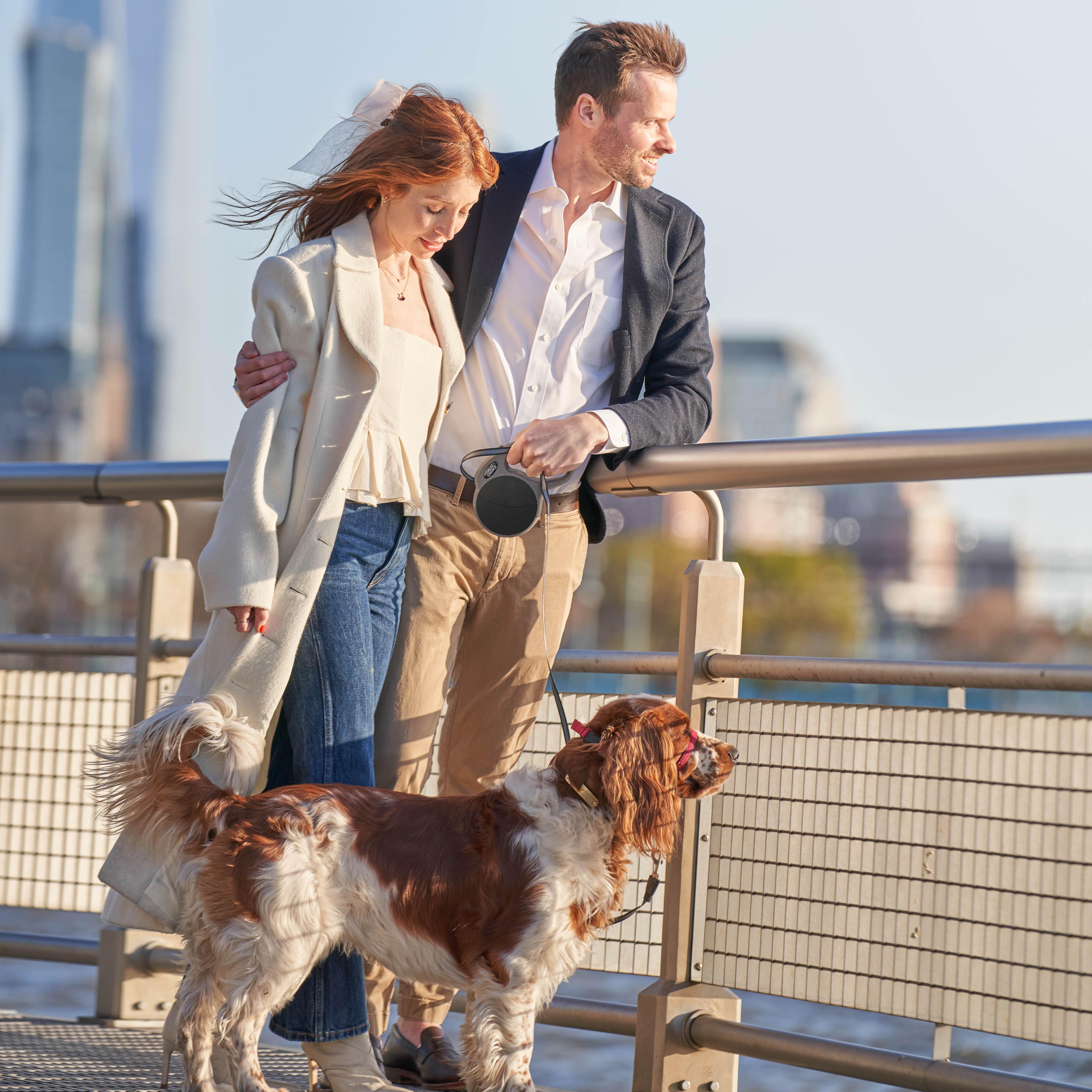 A regular family stroll on the Hudson River