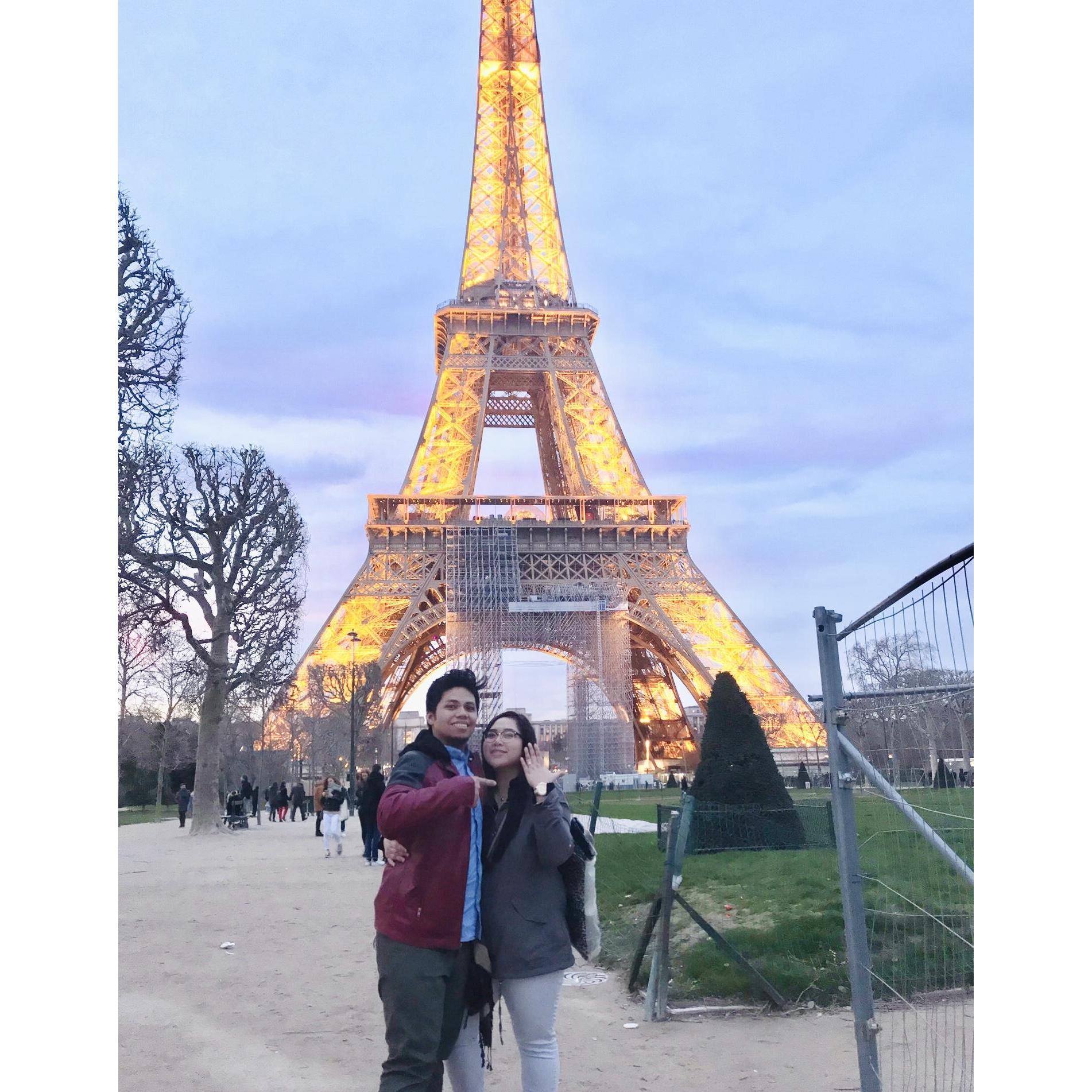 Proposal day in Paris.