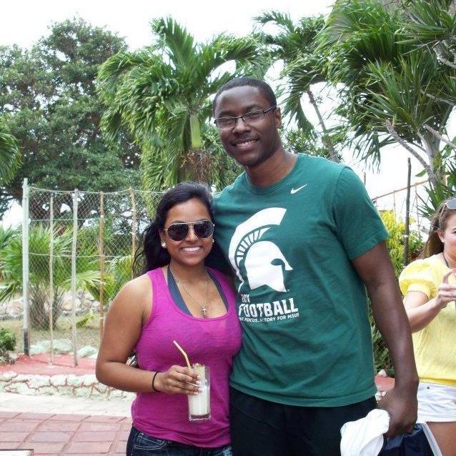 Baby Karen & Evan on a study abroad in Cuba for Michigan State - 2012
