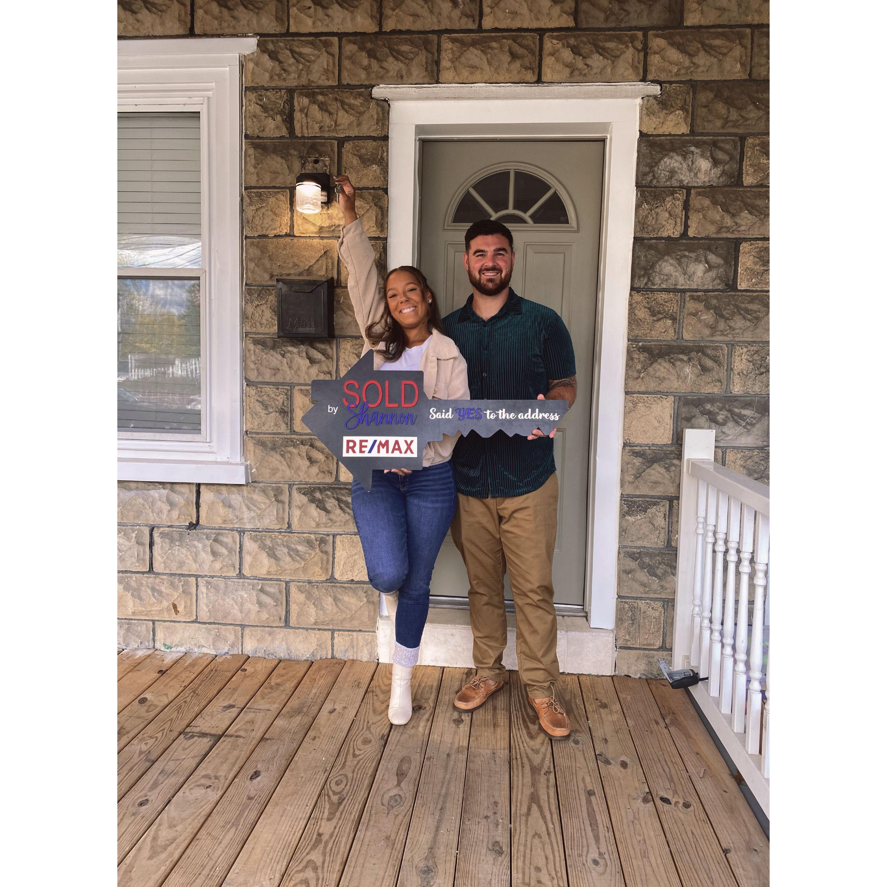 We bought our first house on October 14, 2024