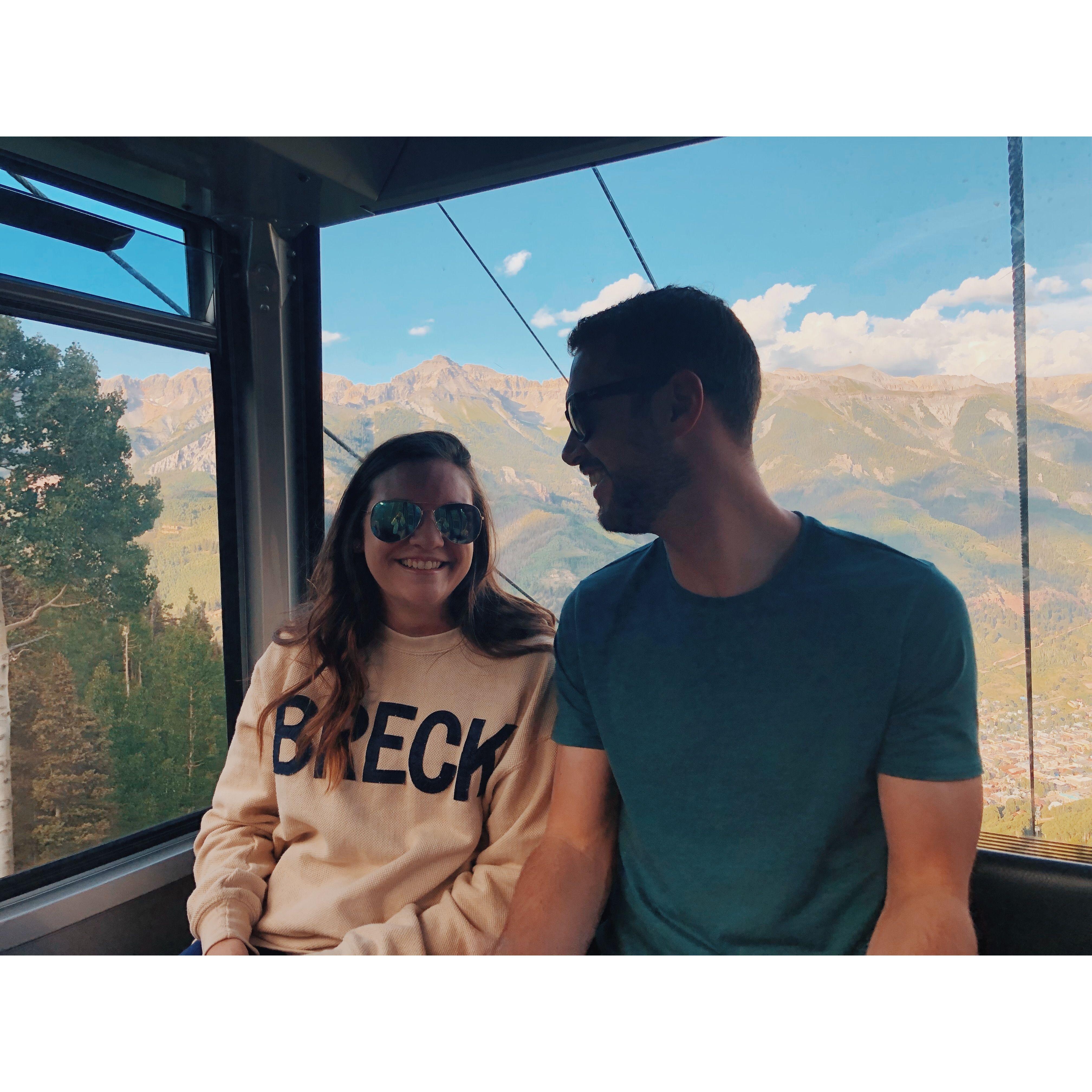 Our first photo together! We were still 'just friends'