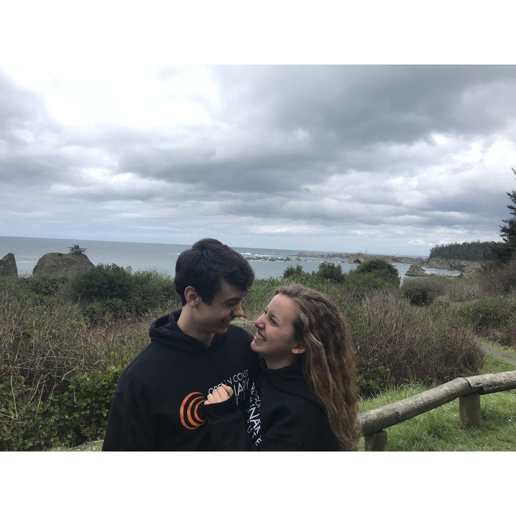 Our first big trip together, touring colleges junior year