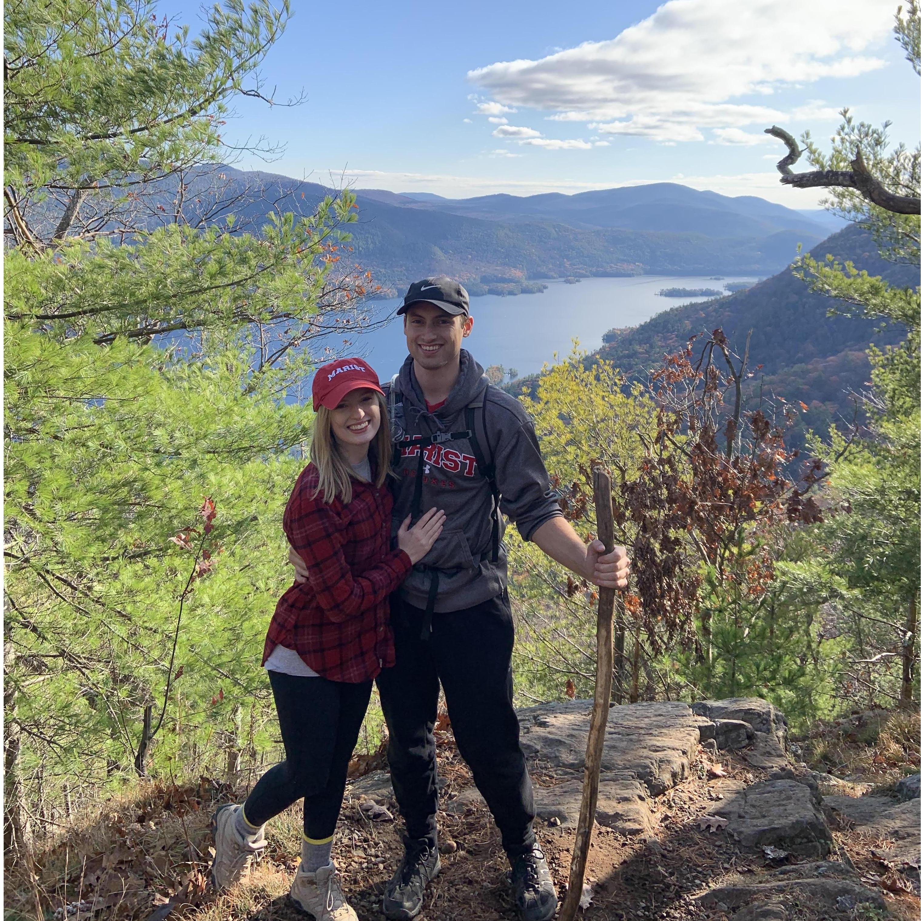 Visiting our happy place: Lake George (2019).