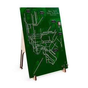 Traintrackr NYC Subway Circuit Board