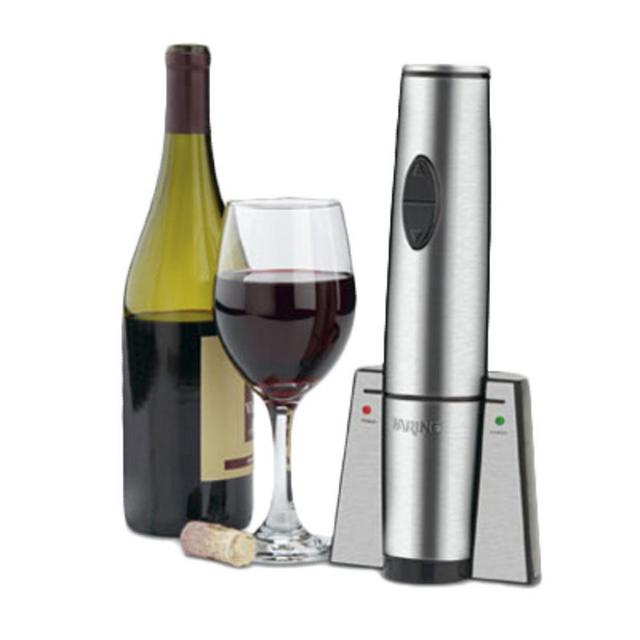Waring Commercial Portable Wine Bottle Opener, electric, forward & reverse motor