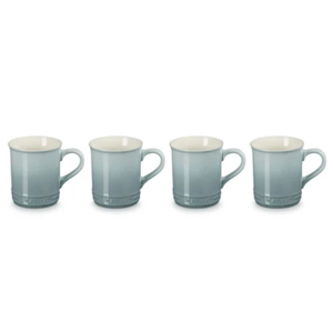 Vancouver Mugs, Set of 4 - Sea Salt