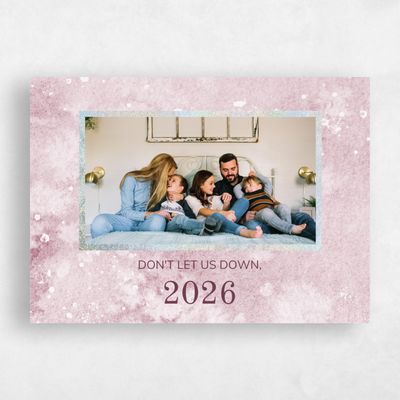 Pink Holiday Card - Carey Foil
