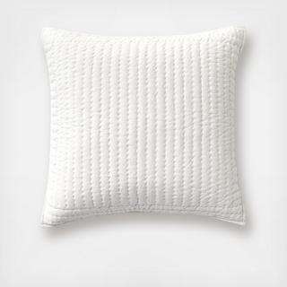 Organic Jersey Euro Quilted Sham